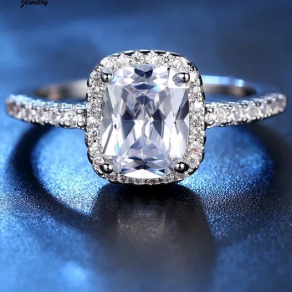 Host Pick! Sterling Silver 925 3KT Cubic Zirconia - Picture 10 of 10